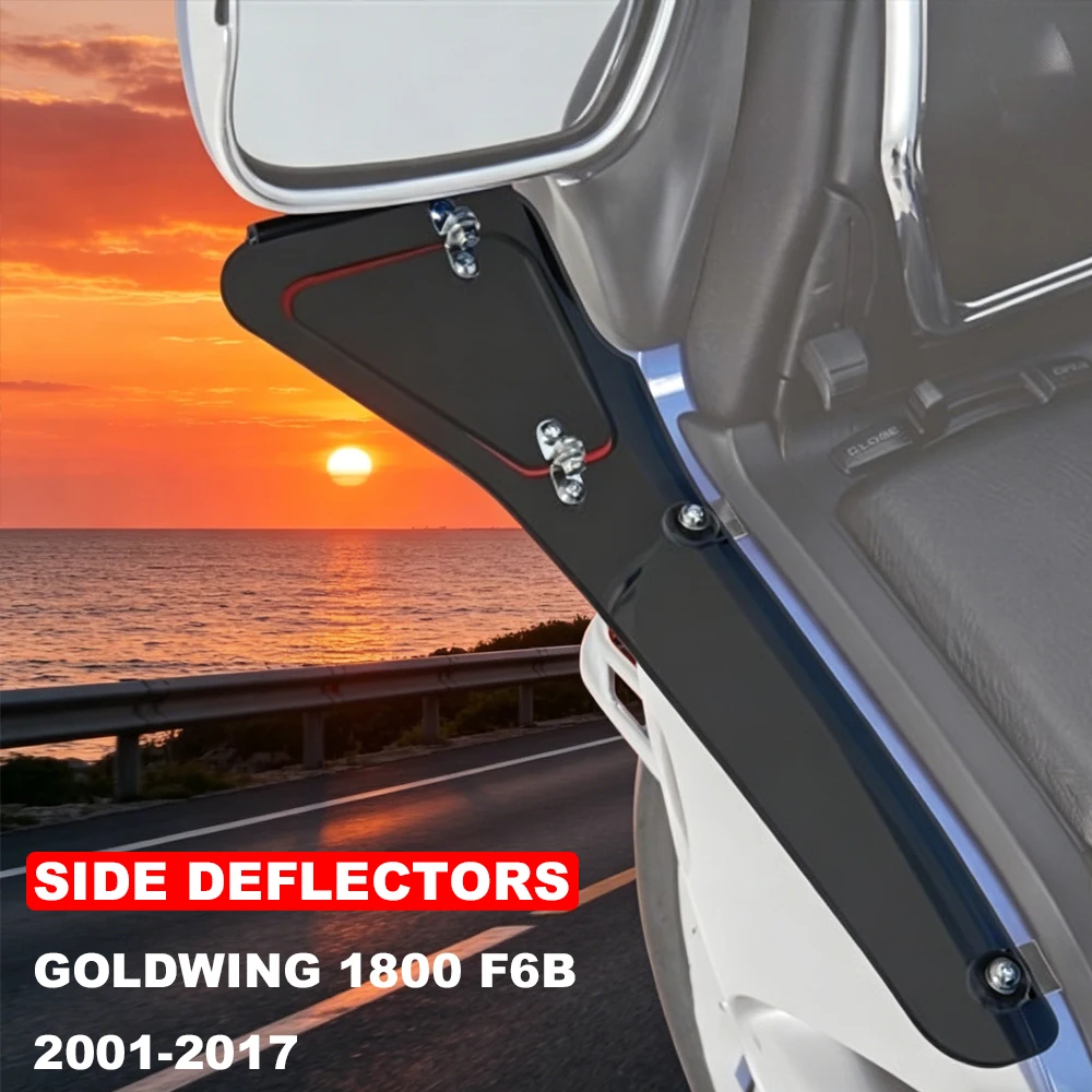 For HONDA Goldwing Gold Wing GL 1800 F6B 2001-2017 Side wind Deflector Side Spoiler Air Protection Deflector Accessories
For HONDA Goldwing Gold Wing GL 1800 F6B 2001-2017 Side wind Deflector Side Spoiler Air Protection Deflector Accessories