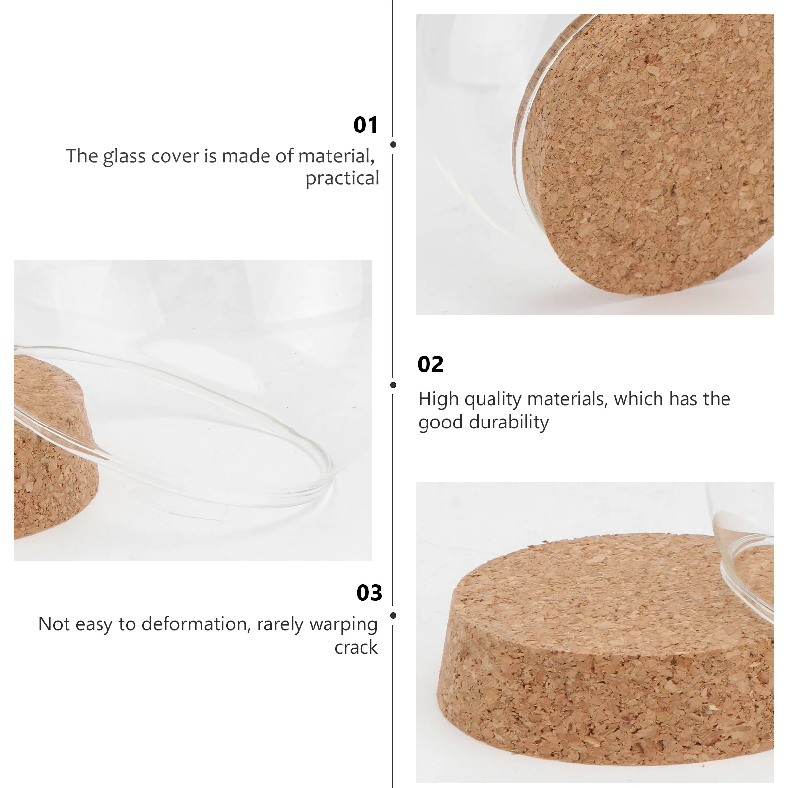 2pcs Cover For Display Preserved Flower Container Micro Landscape Dome Tabletop Decoration Bell Jar Glass Dome Bottle Cork
2pcs Cover For Display Preserved Flower Container Micro Landscape Dome Tabletop Decoration Bell Jar Glass Dome Bottle Cork