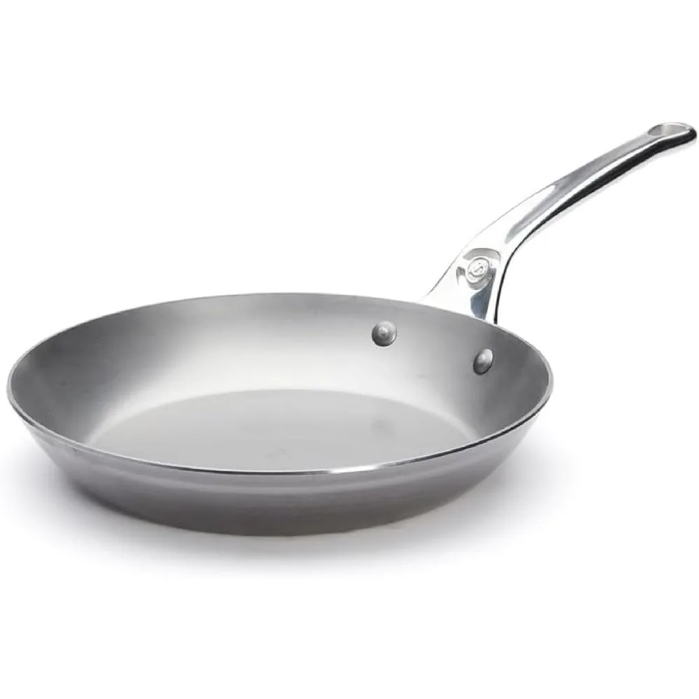 De Buyer MINERAL B Pro Carbon Steel Fry Pan - 9.5” Diameter, 6.9” Cooking Surface - Ideal for Searing, Sauteing & Reheating - PF
De Buyer MINERAL B Pro Carbon Steel Fry Pan - 9.5” Diameter, 6.9” Cooking Surface - Ideal for Searing, Sauteing & Reheating - PF