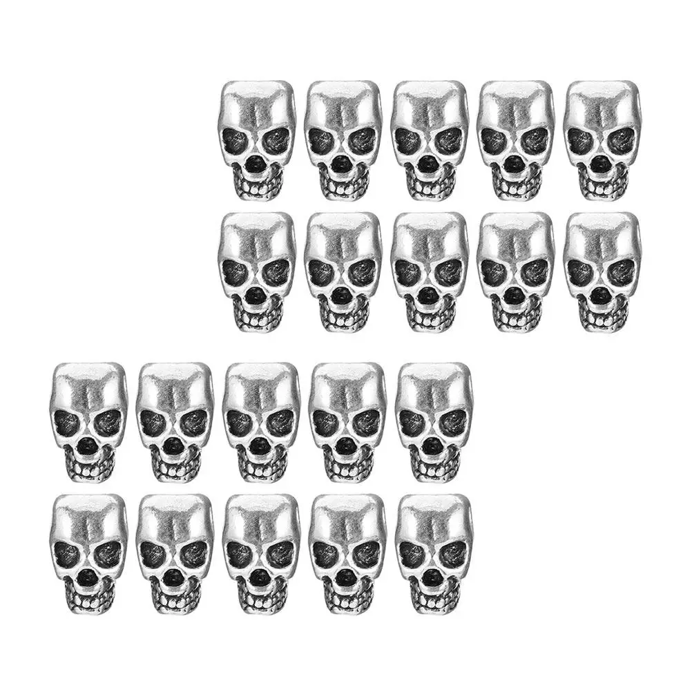 30 Pcs Skull Beads Retro Vintage Heads Holes Jewelry Making DIY Craft Alloy Beads Bracelet Necklace Earring Charms Creative
30 Pcs Skull Beads Retro Vintage Heads Holes Jewelry Making DIY Craft Alloy Beads Bracelet Necklace Earring Charms Creative