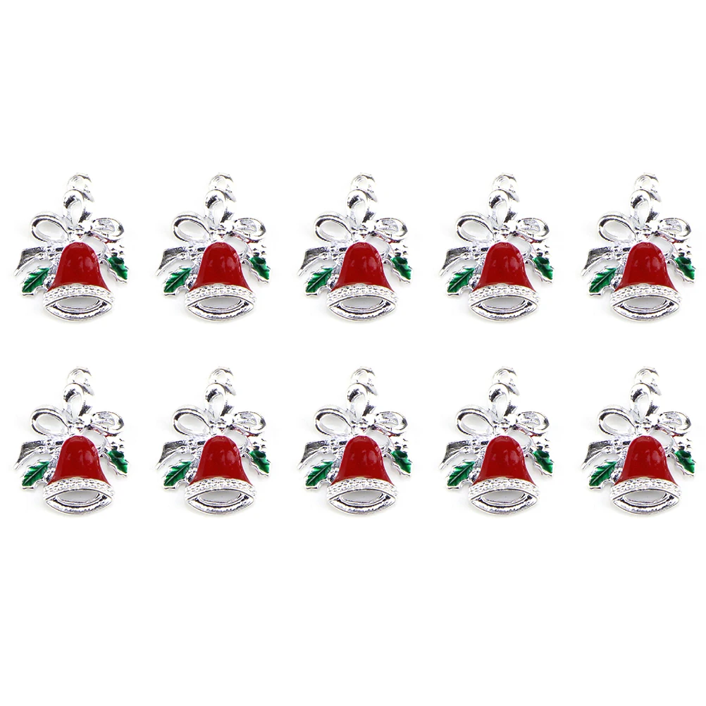 20Pcs Premium Alloy Christmas Bowknot Bell Pendant Jewellery Accessories Creative Hanging Ornaments Decorative
20Pcs Premium Alloy Christmas Bowknot Bell Pendant Jewellery Accessories Creative Hanging Ornaments Decorative
