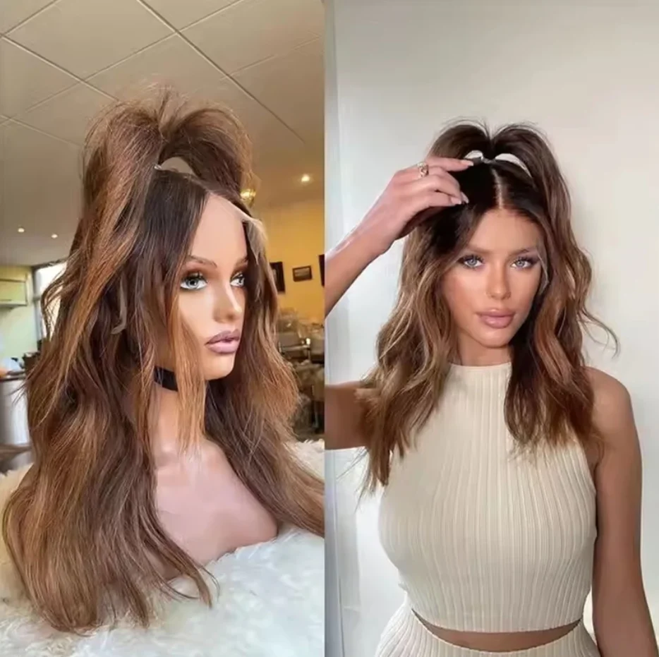 Body Wave Chocolate Brown Lace Front Mix Human Hair Wigs For Women 13x4 Hd Lace Frontal Wig Middle Part Glueless Baby Hair Wig
Body Wave Chocolate Brown Lace Front Mix Human Hair Wigs For Women 13x4 Hd Lace Frontal Wig Middle Part Glueless Baby Hair Wig