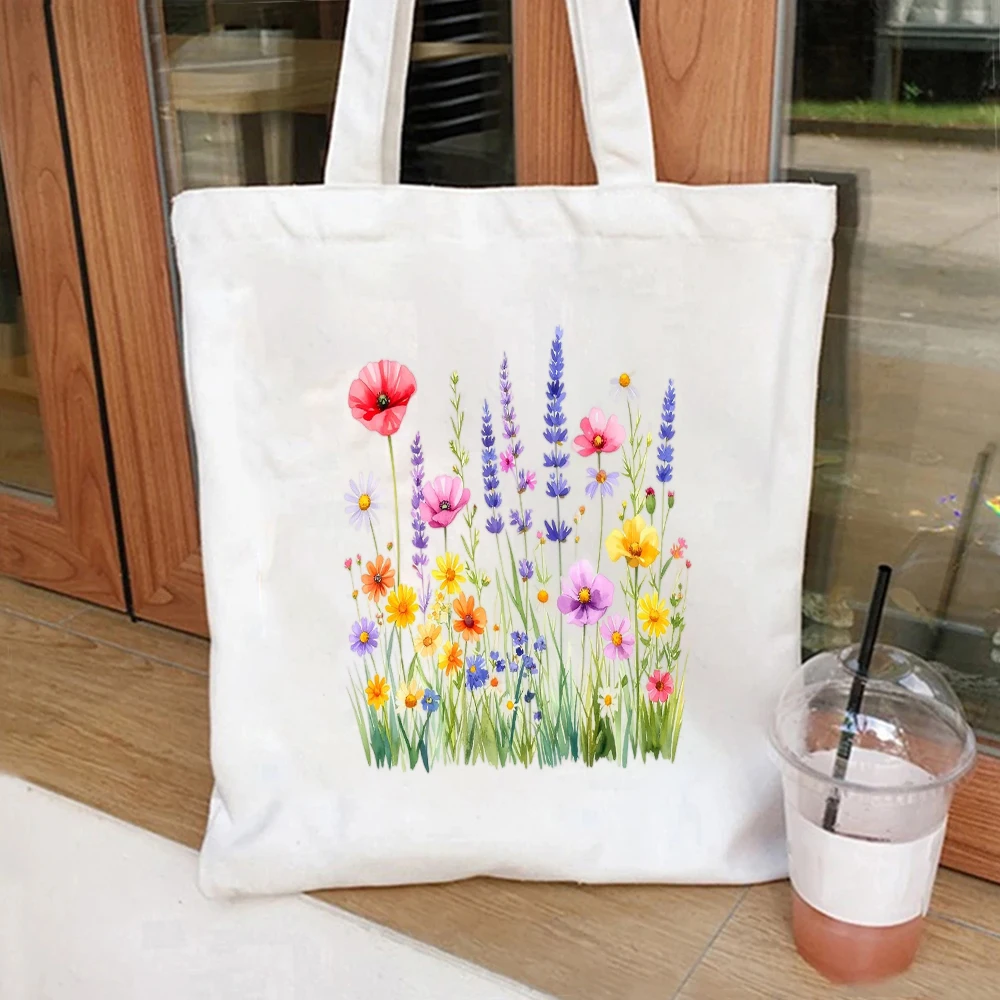 Pastel Floral Design Canvas Tote Bag, Reusable Shoulder Bag with Watercolor Bouquet, Great for Plant Lovers & Everyday Use
Pastel Floral Design Canvas Tote Bag, Reusable Shoulder Bag with Watercolor Bouquet, Great for Plant Lovers & Everyday Use