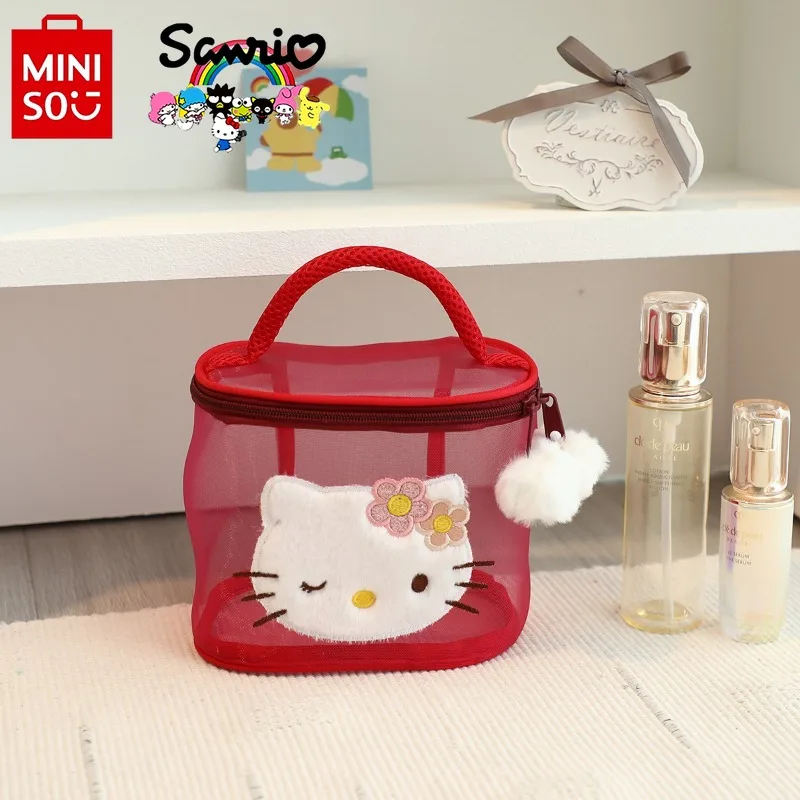 Miniso Sanrio 2024 New Makeup Bag Fashionable High Quality Grid Wash Bag Cartoon Large Capacity Multi Functional Storage Handbag
Miniso Sanrio 2024 New Makeup Bag Fashionable High Quality Grid Wash Bag Cartoon Large Capacity Multi Functional Storage Handbag