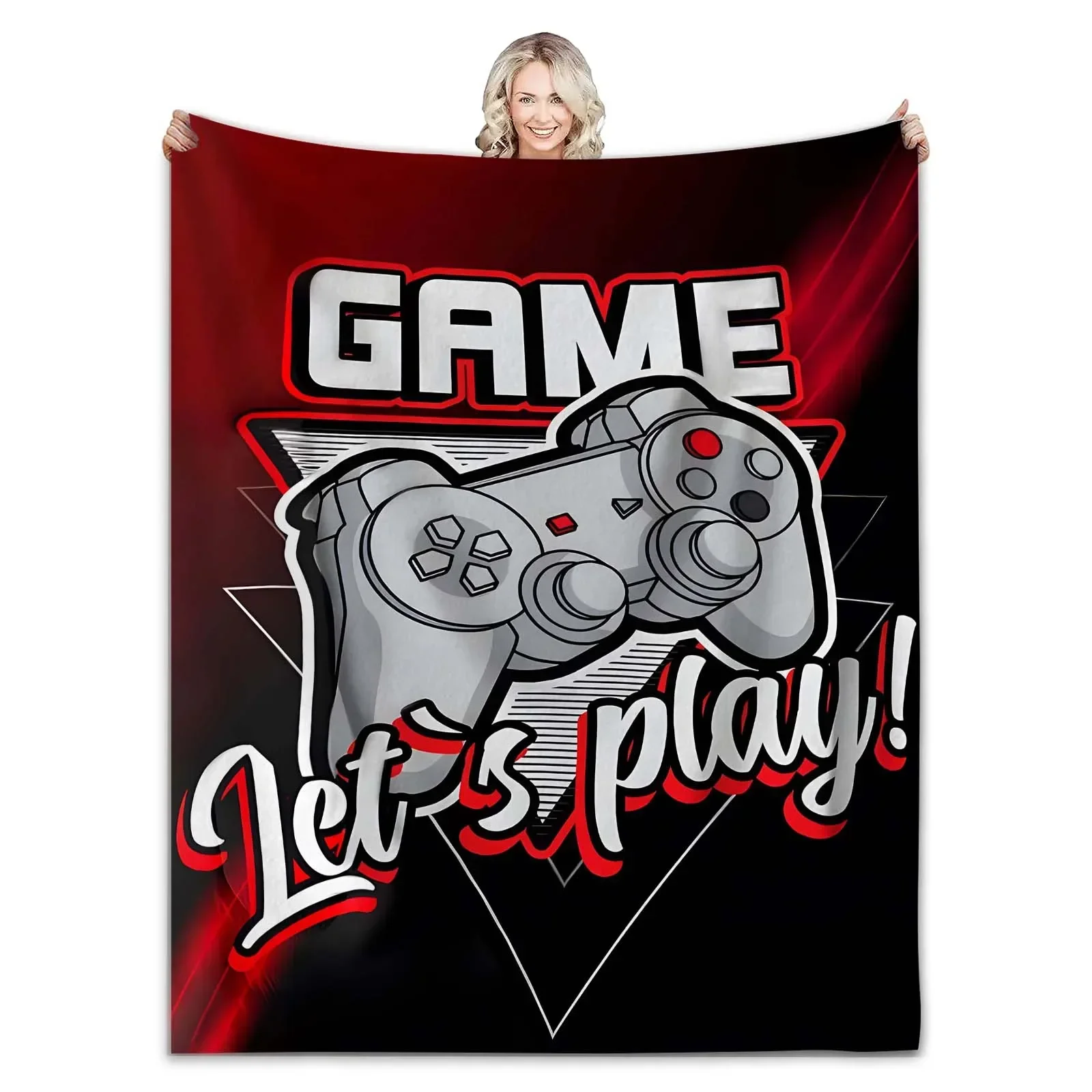 1pc Cozy Game Play Print Soft Blanket - Skin-Friendly, Casual, and Versatile Shawl for Sofa, Living Room, and Outdoor
1pc Cozy Game Play Print Soft Blanket - Skin-Friendly, Casual, and Versatile Shawl for Sofa, Living Room, and Outdoor