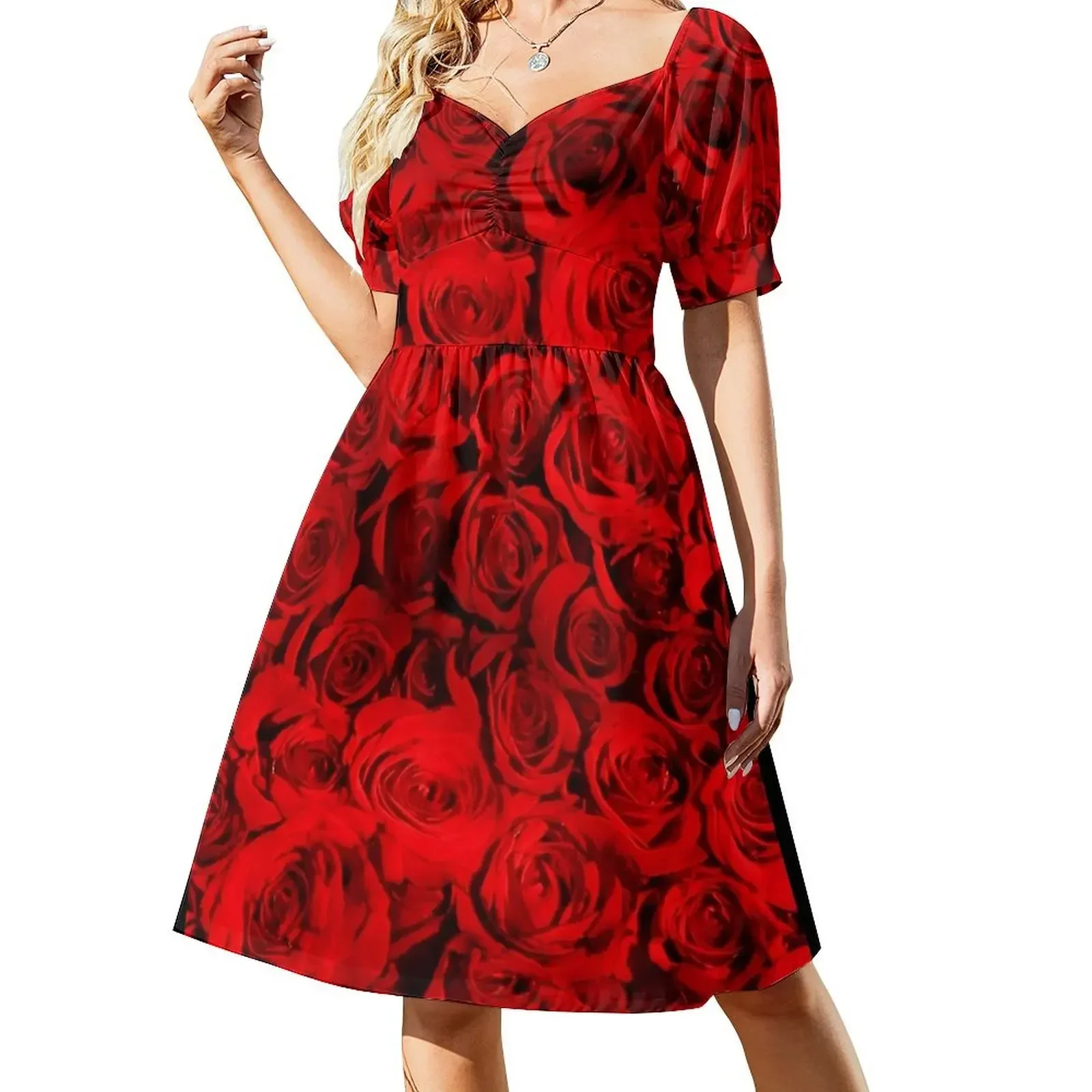 Flower Breed Red Rose Short-Sleeved Dress dresses korean style women clothing 2025 new arrivals Dress
Flower Breed Red Rose Short-Sleeved Dress dresses korean style women clothing 2025 new arrivals Dress