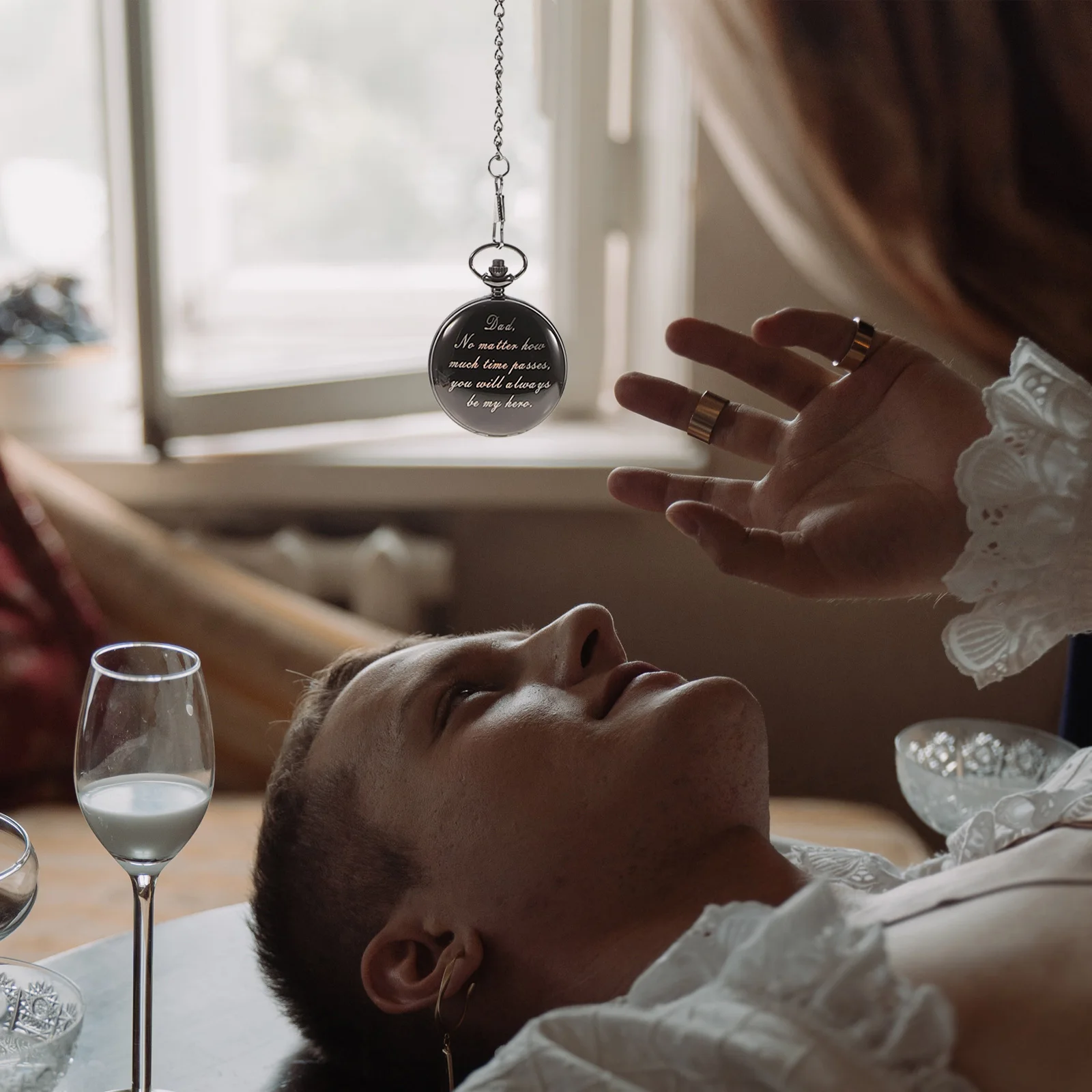 Creative Mechanical Pocket Watch For Valentine'S Day Wedding Anniversary Gift Durable Lightweight Vintage Design Portable Chain
Creative Mechanical Pocket Watch For Valentine'S Day Wedding Anniversary Gift Durable Lightweight Vintage Design Portable Chain