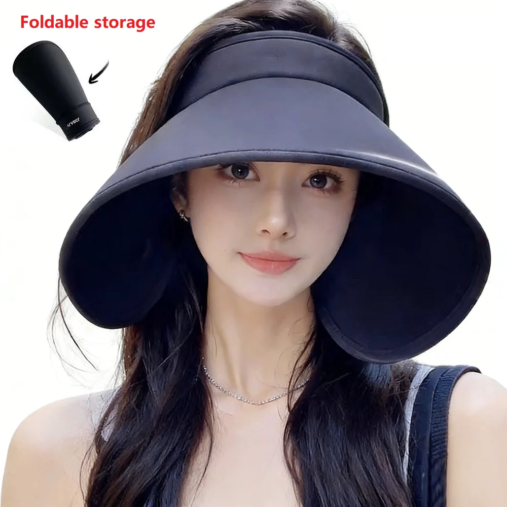 Women's Outdoor Sun Hat with Enlarged Size Portable Face And Shoulder Covering UPF50 Ice Silk Hat for UV Protection
Women's Outdoor Sun Hat with Enlarged Size Portable Face And Shoulder Covering UPF50 Ice Silk Hat for UV Protection