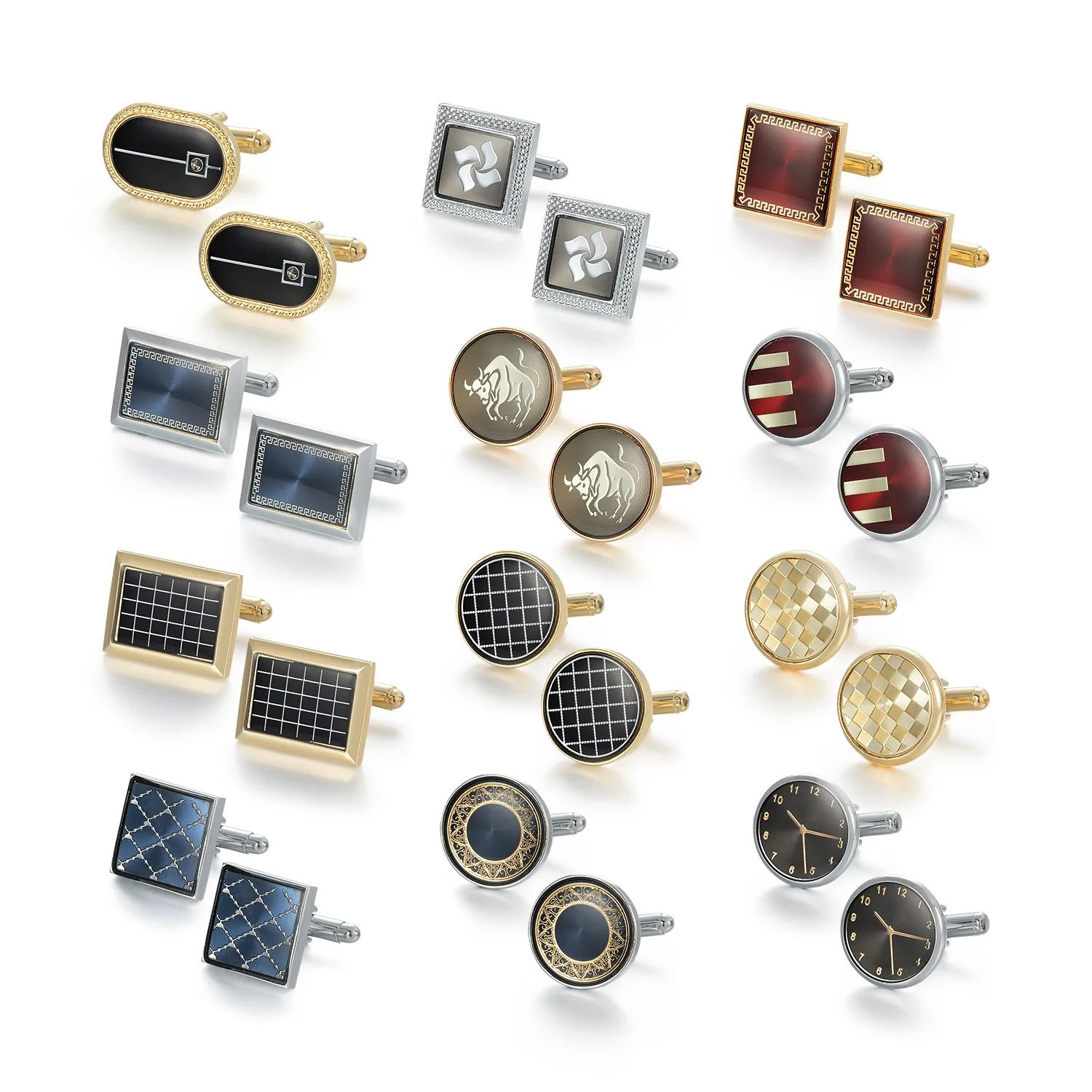 Quality Luxury Jewelry Cufflinks Vintage Embossed Pattern Gental Men Business Wedding French Shirt Cufflink Accessory Nice Gift
Quality Luxury Jewelry Cufflinks Vintage Embossed Pattern Gental Men Business Wedding French Shirt Cufflink Accessory Nice Gift