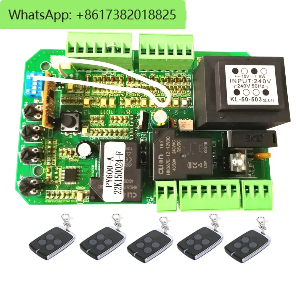 SL1000 SL600 SL1500 L Automatic Sliding gate opener AC 220v 110v pcb AC motor CONTROL Circuit BOARD Card power controller
SL1000 SL600 SL1500 L Automatic Sliding gate opener AC 220v 110v pcb AC motor CONTROL Circuit BOARD Card power controller