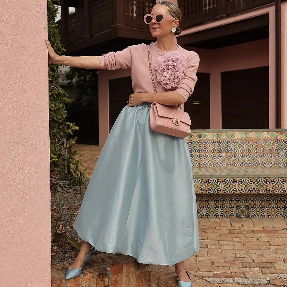 Sky Blue Bud Women Party Skirt Satin Ankle Length Maxi Skirt Office Lady Evening Skirt
Sky Blue Bud Women Party Skirt Satin Ankle Length Maxi Skirt Office Lady Evening Skirt