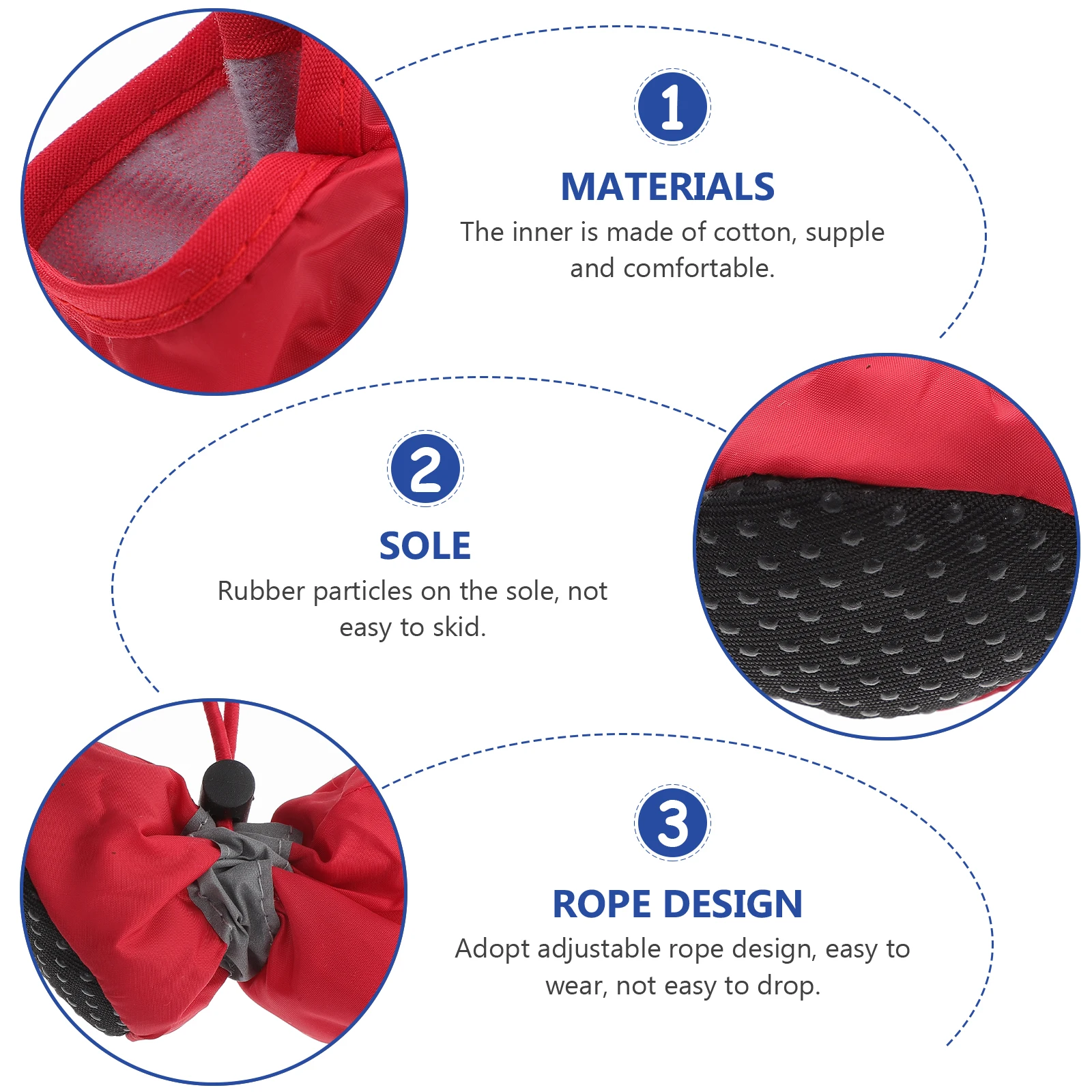 3 Sets Dog Foot Protector Pet Shoes Boots Rain for Dogs Paw Small Waterproof Warm
3 Sets Dog Foot Protector Pet Shoes Boots Rain for Dogs Paw Small Waterproof Warm