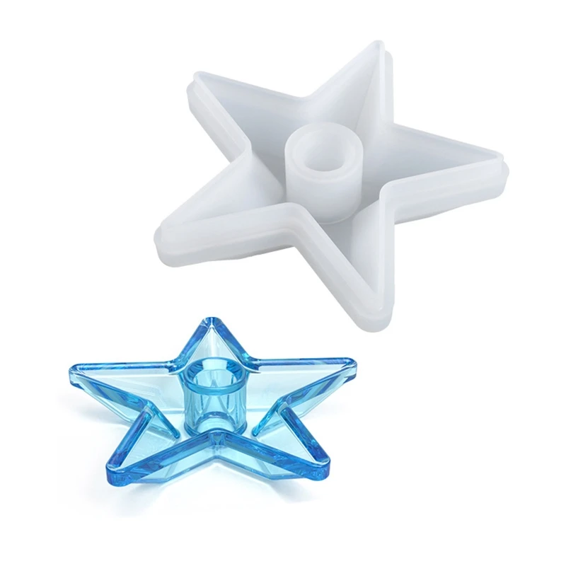 Star Candlestick Epoxy Casting Silicone Mold Jewellery Storage Box Making Moulds for Ashtray Decor
Star Candlestick Epoxy Casting Silicone Mold Jewellery Storage Box Making Moulds for Ashtray Decor