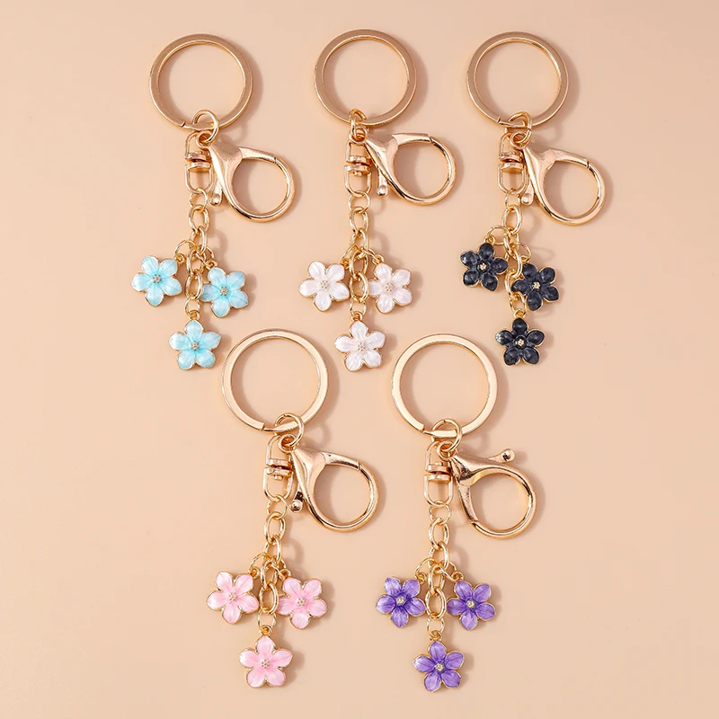 Fashion Colorful Flower Keychain for Women Men Car Key Handbag Purse Pendant Keyrings Accessories DIY Jewelry Gifts
Fashion Colorful Flower Keychain for Women Men Car Key Handbag Purse Pendant Keyrings Accessories DIY Jewelry Gifts