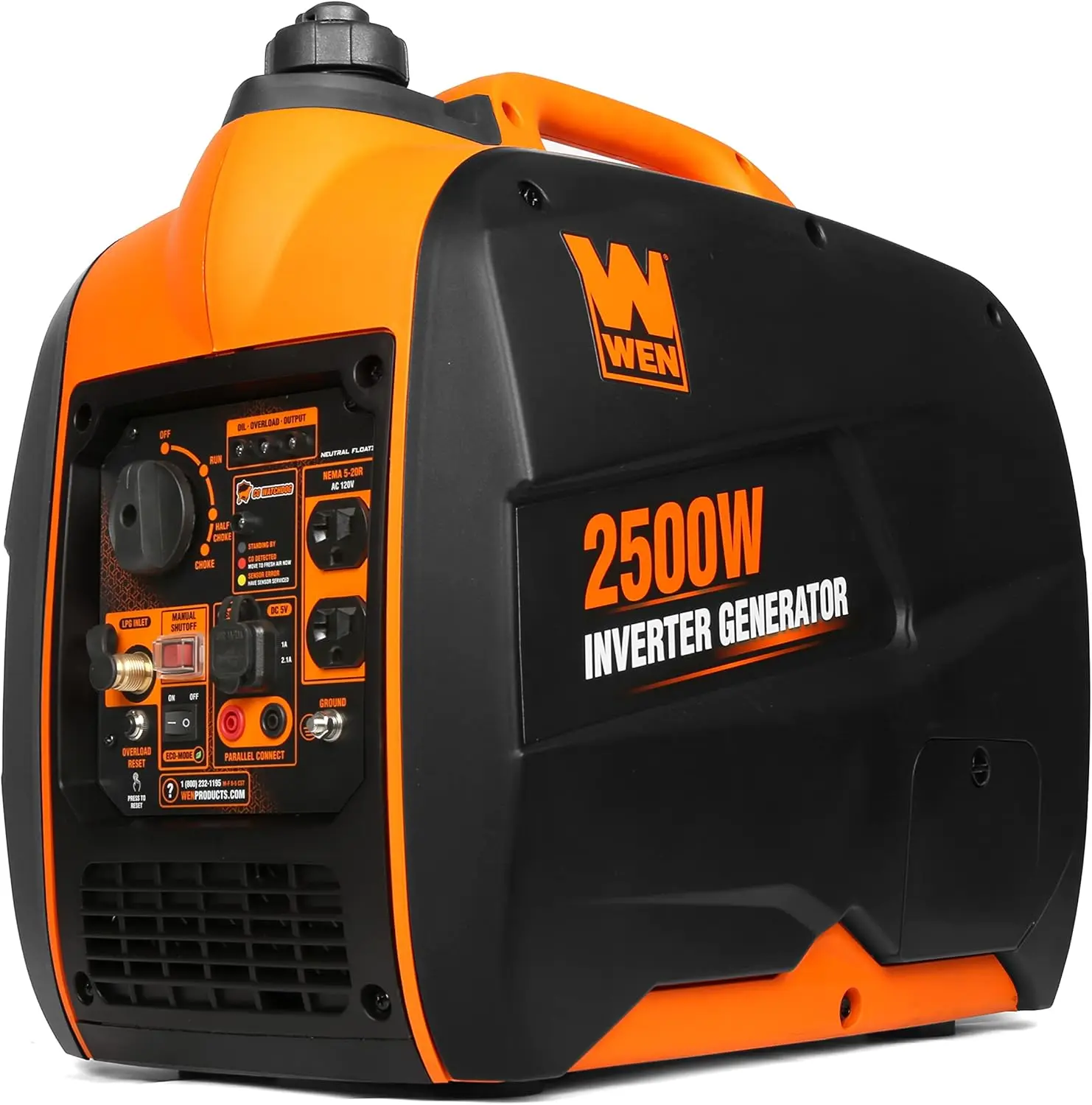 DF250iX Супер тихий портативный двойной инверторный генератор мощностью 2500 Вт с отключением топлива и датчиком CO, черный
DF250iX Супер тихий портативный двойной инверторный генератор мощностью 2500 Вт с отключением топлива и датчиком CO, черный