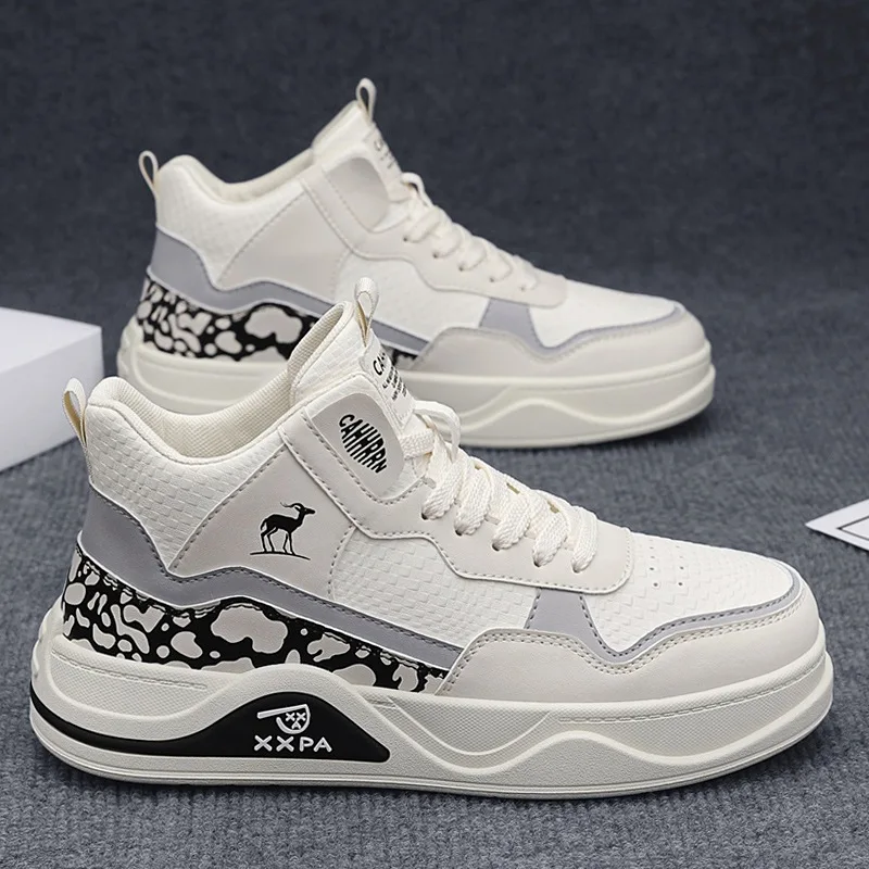 High-Top Men's Shoes Casual Sport Platform Canvas Sneakers for Men Street Skate Shoes High Quality Large Size Casual Shoes 2025
High-Top Men's Shoes Casual Sport Platform Canvas Sneakers for Men Street Skate Shoes High Quality Large Size Casual Shoes 2025