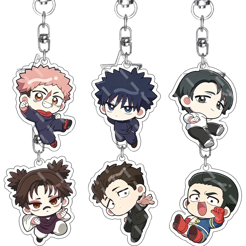 Cartoon Jujutsu Kaisen Peripheral Acrylic Keychain Q Version Yuji Megumi Yuta Nanami Anime Bag Charm Double Sided Print Pendant
Cartoon Jujutsu Kaisen Peripheral Acrylic Keychain Q Version Yuji Megumi Yuta Nanami Anime Bag Charm Double Sided Print Pendant