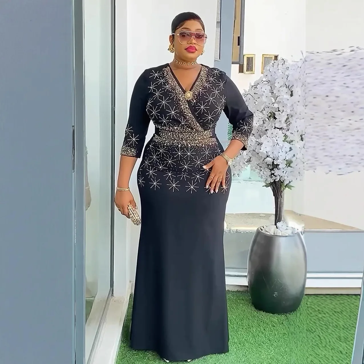 Plus Size African Dresses for Women Dashiki Africa Clothes Ankara Outfits Gown Muslim Turkey Wedding Party Long Maxi Dress Abaya
Plus Size African Dresses for Women Dashiki Africa Clothes Ankara Outfits Gown Muslim Turkey Wedding Party Long Maxi Dress Abaya