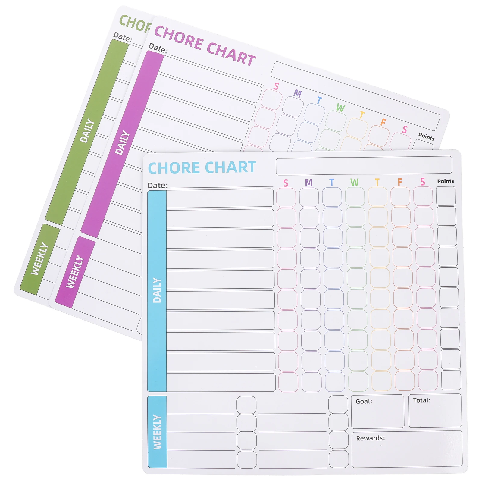 3 Pcs Reward Chart Erasable Check-in Refrigerator Stickers Convenient Planner Magnetic Fridge Calendar
3 Pcs Reward Chart Erasable Check-in Refrigerator Stickers Convenient Planner Magnetic Fridge Calendar