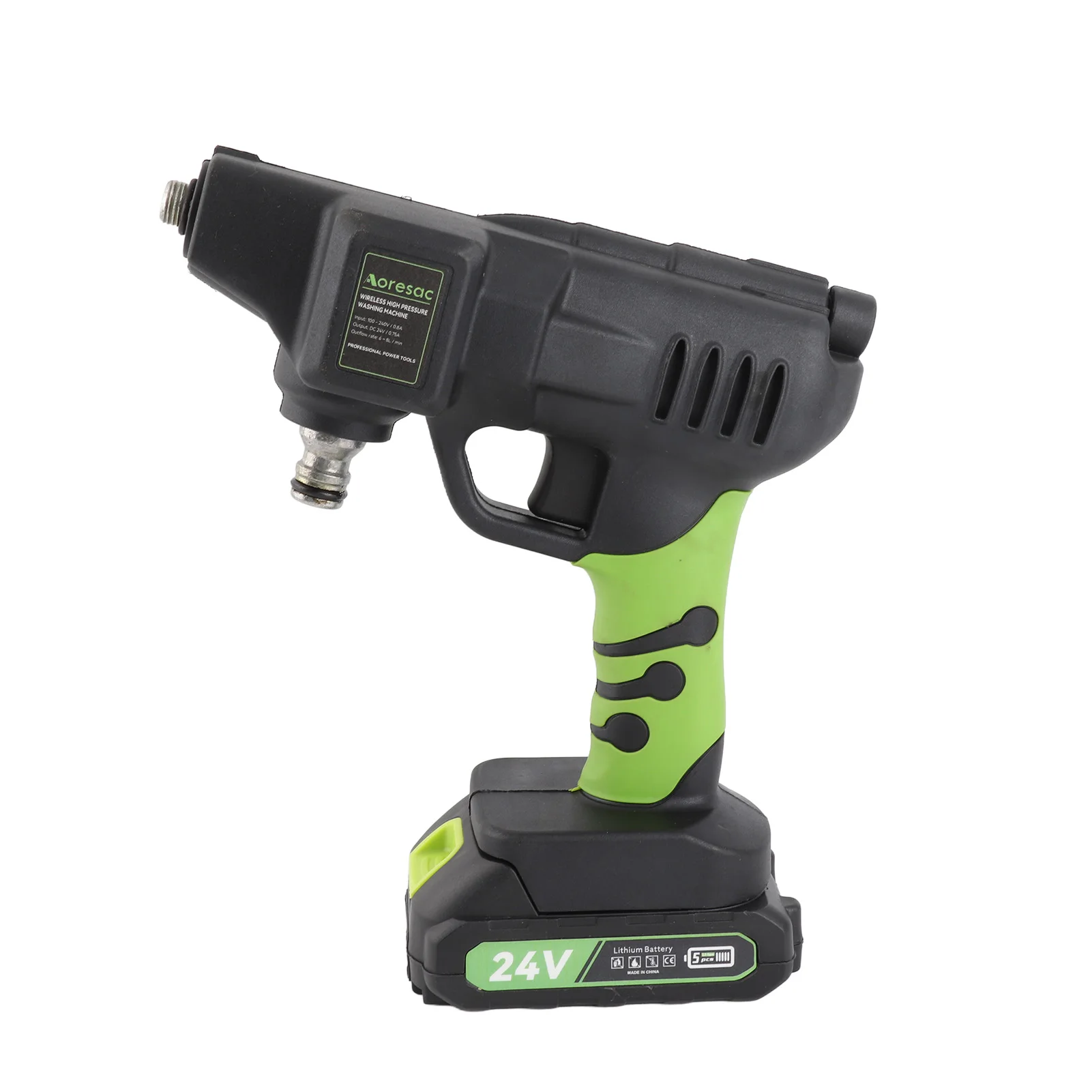 Aoresac Cordless Pressure Washer 800PSI Portable Power Cleaner with Rechargeable 24V 2000mAh Lithium Battery 650W Power Handheld
Aoresac Cordless Pressure Washer 800PSI Portable Power Cleaner with Rechargeable 24V 2000mAh Lithium Battery 650W Power Handheld