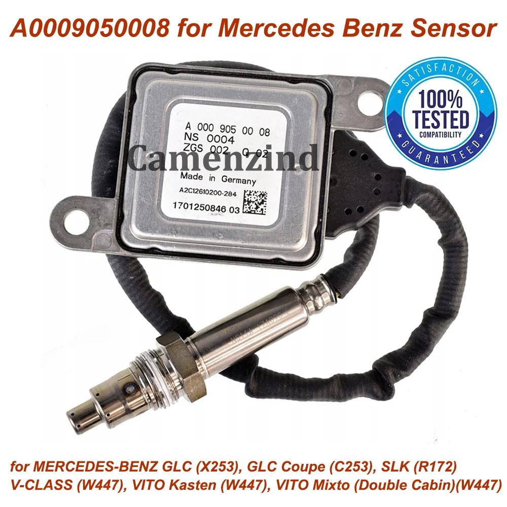A0009050008 0009050008 Nitrogen Oxygen Nox Sensor For Mercedes-Benz Sprinter W906 W222 GLC SLK SLC S Class , 2 Years Warranty
A0009050008 0009050008 Nitrogen Oxygen Nox Sensor For Mercedes-Benz Sprinter W906 W222 GLC SLK SLC S Class , 2 Years Warranty