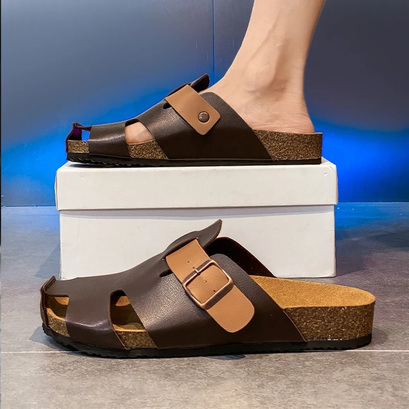 Men's Form-fitting Flat-heeled One-foot Solid Color Retro Style Summer Lightweight Soft-soled Headband Outdoor Casual Sandals
Men's Form-fitting Flat-heeled One-foot Solid Color Retro Style Summer Lightweight Soft-soled Headband Outdoor Casual Sandals