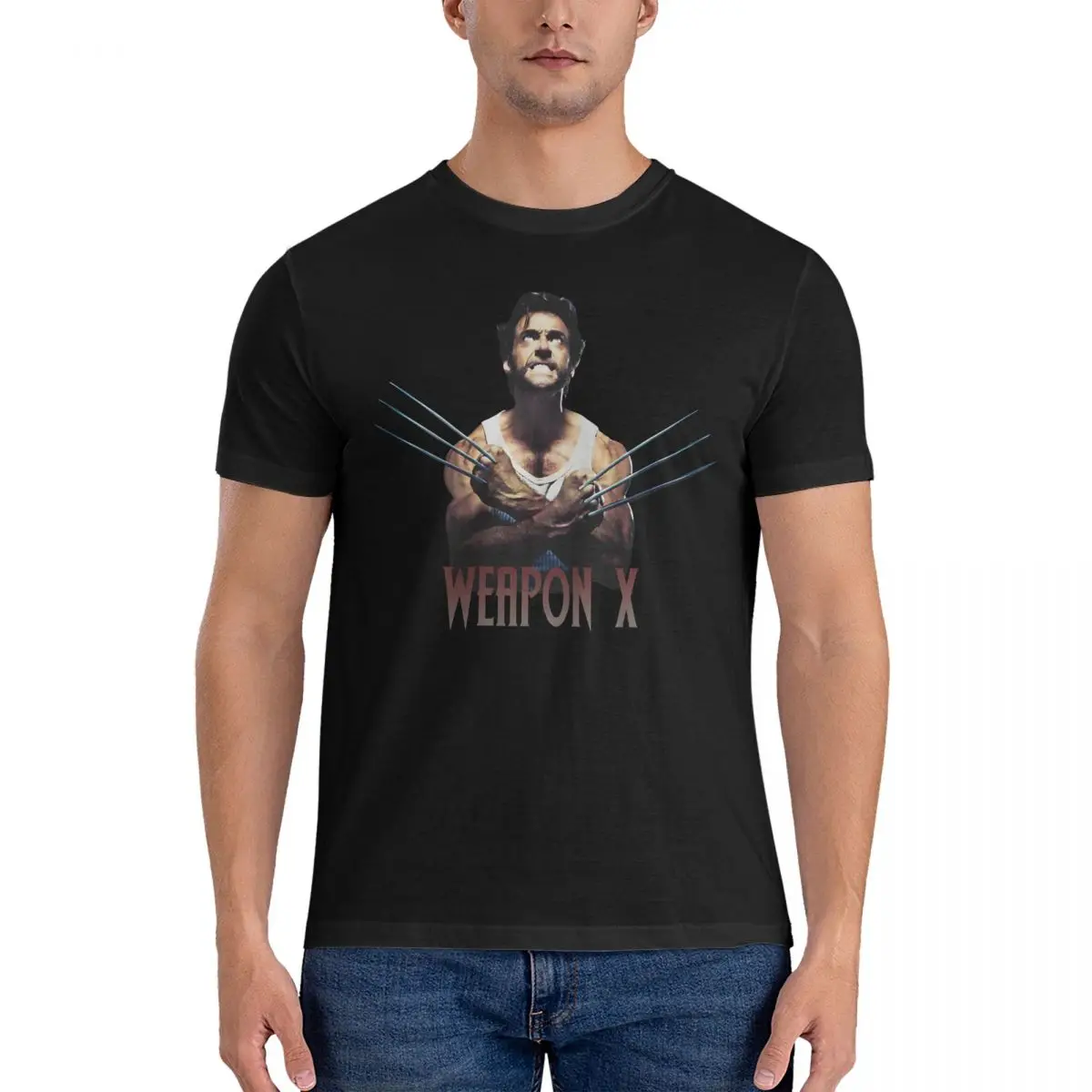 Wolverine - Weapon X футболка мужская из чистого хлопка уникальная футболка с круглым вырезом Marvel X-man Deadpool & Wolverine футболка короткая
Wolverine - Weapon X футболка мужская из чистого хлопка уникальная футболка с круглым вырезом Marvel X-man Deadpool & Wolverine футболка короткая