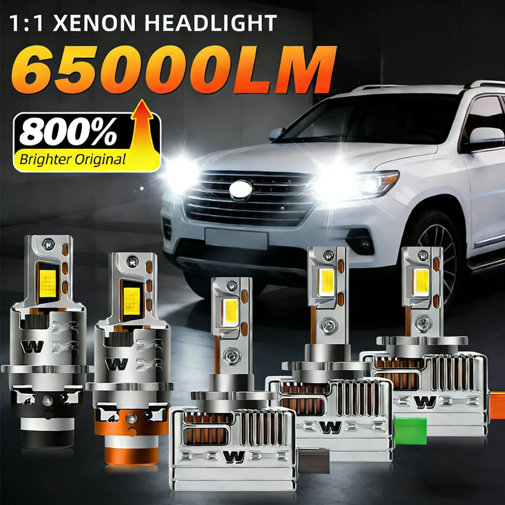 High Bright D Series Plug and Play Dual Three Tube LED Headlight D1S D2S D3S D4S D8S Canbus Led Headlight Bulbs 6000K White 12V
High Bright D Series Plug and Play Dual Three Tube LED Headlight D1S D2S D3S D4S D8S Canbus Led Headlight Bulbs 6000K White 12V