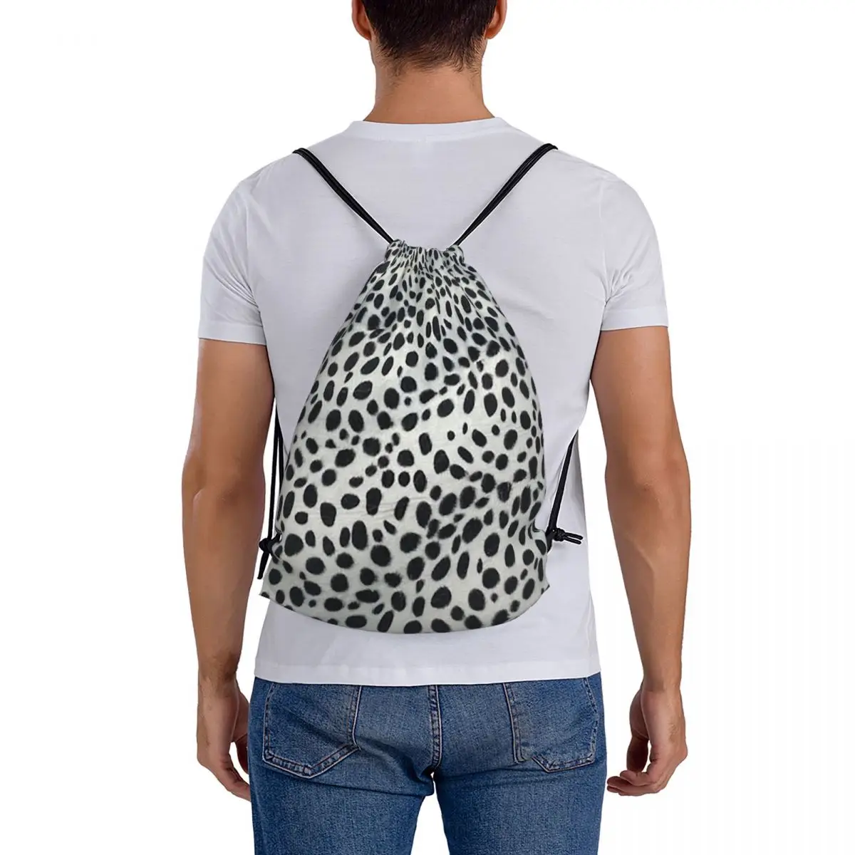 Dalmatian Dog Texture Backpacks Casual Drawstring Bags Sports Bag Book Bags for Travel Students
Dalmatian Dog Texture Backpacks Casual Drawstring Bags Sports Bag Book Bags for Travel Students