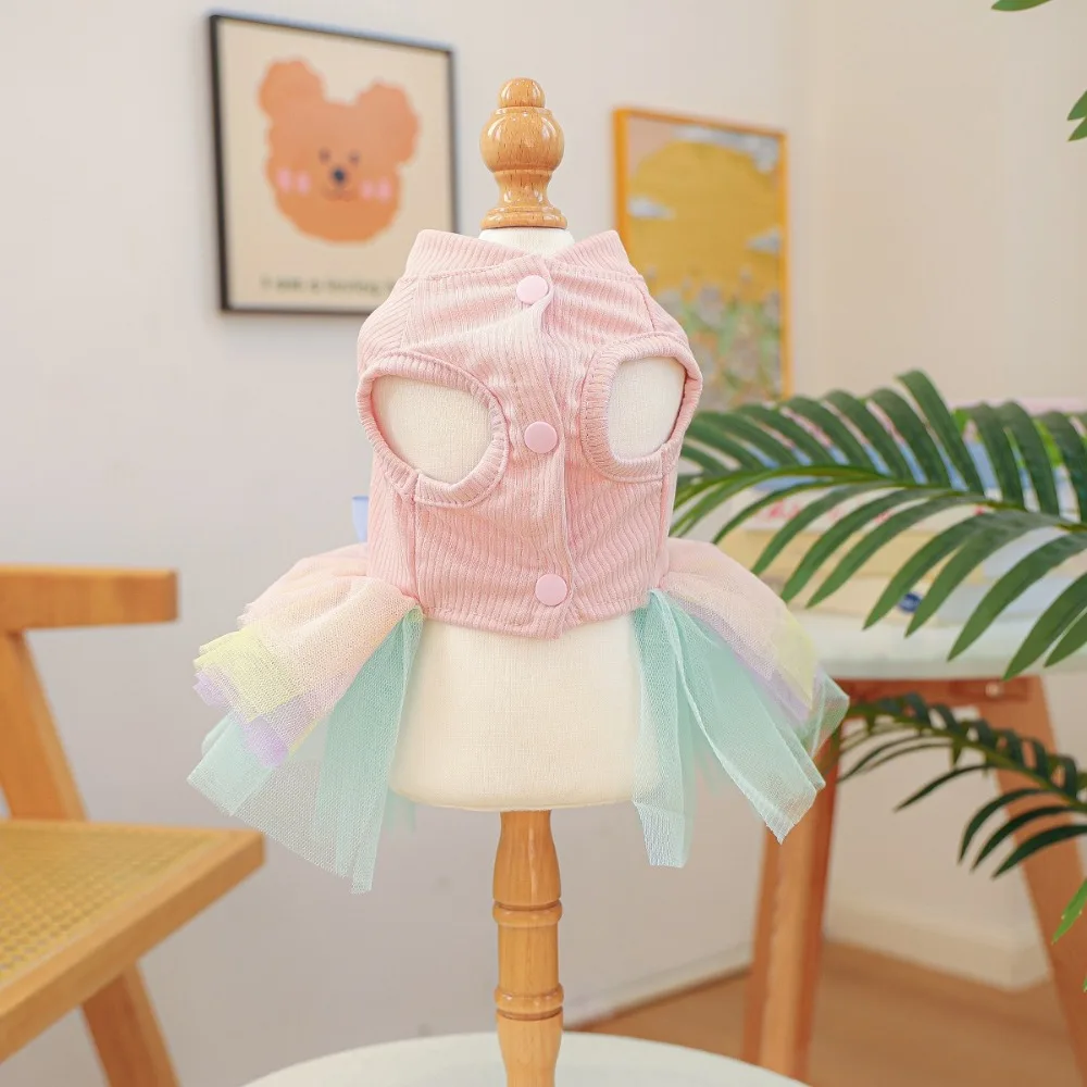 Lightweight Lace Dog Summer Dress Breathable Comfortable Cat Dress Mesh Pet Costumes Pet Product
Lightweight Lace Dog Summer Dress Breathable Comfortable Cat Dress Mesh Pet Costumes Pet Product