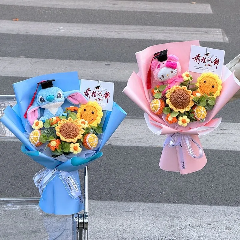 Kawaii Kuromi My Melody Hello Kitty Cinnamoroll PomPomPurin Sanrio детский милый мультяшный букет кукол вязаный цветок для детей
Kawaii Kuromi My Melody Hello Kitty Cinnamoroll PomPomPurin Sanrio детский милый мультяшный букет кукол вязаный цветок для детей