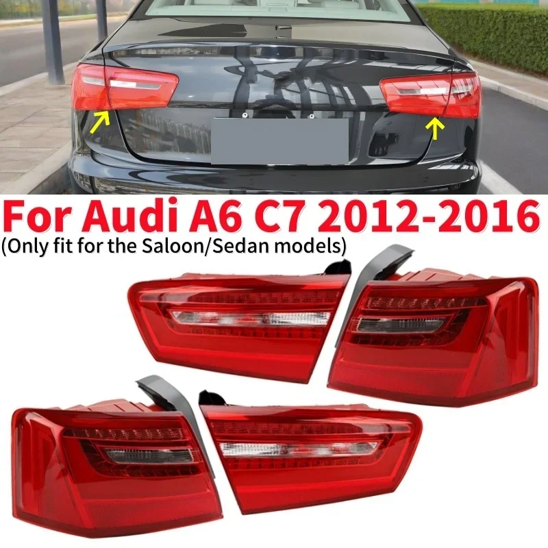 1Pcs LED Car Rear Tail Light Turn Signal Brake Light for Audi A6 C7 2012-2016 (Only for Saloon/Sedan Model)
1Pcs LED Car Rear Tail Light Turn Signal Brake Light for Audi A6 C7 2012-2016 (Only for Saloon/Sedan Model)