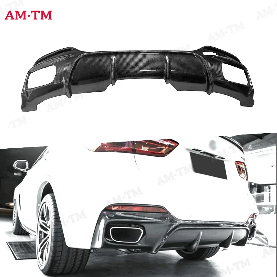 Carbon Fiber For BMW X6 F16 M Sport 2015-2018 Car Rear Bumper Lip Diffuser Spoiler Parts Upgrade Body kit Car Accessories
Carbon Fiber For BMW X6 F16 M Sport 2015-2018 Car Rear Bumper Lip Diffuser Spoiler Parts Upgrade Body kit Car Accessories