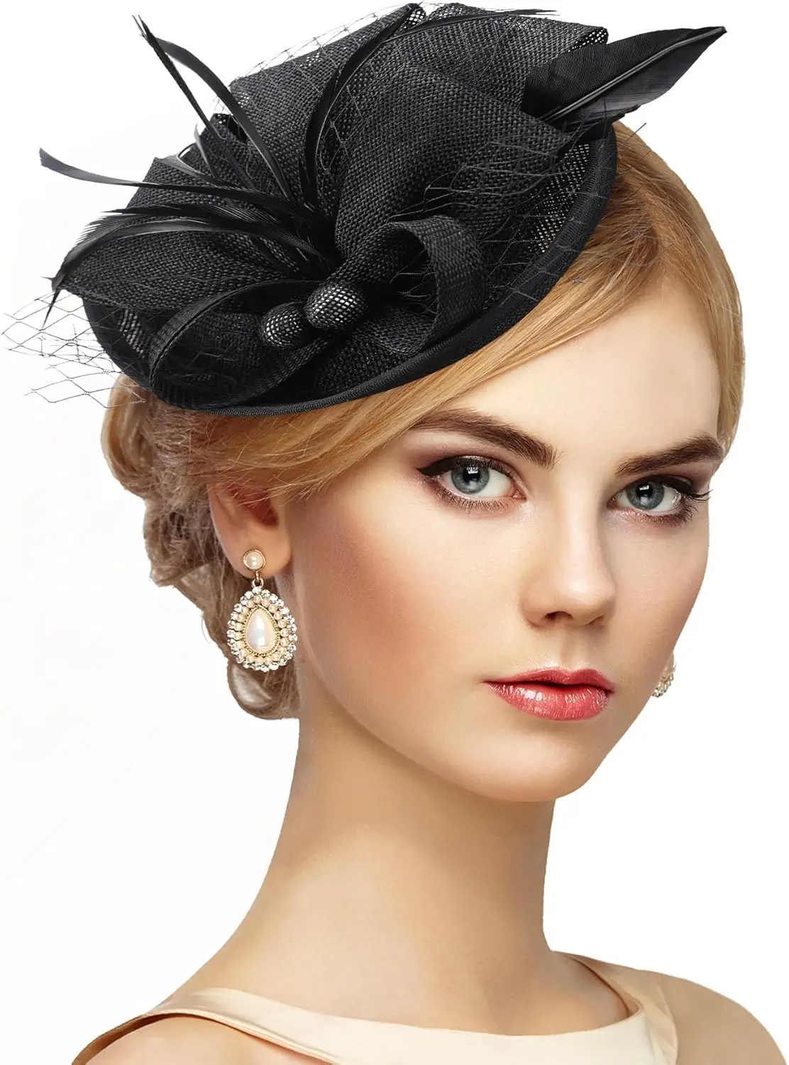 Fascinator Tea Party Hat - 2026 Derby Pillbox Kentucky Hat for Women (7.87x5.9inch)
Fascinator Tea Party Hat - 2026 Derby Pillbox Kentucky Hat for Women (7.87x5.9inch)