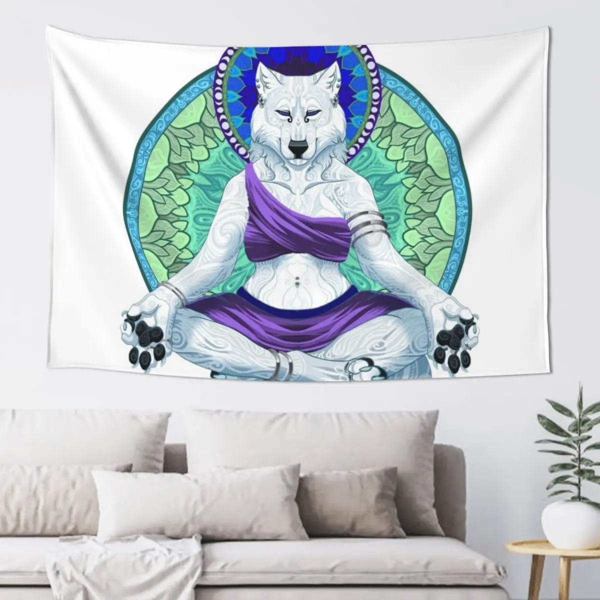 Meditations II Wolf Woman Tapestry Home Decoration Accessories Cute Room Things Carpet Wall Tapestry
Meditations II Wolf Woman Tapestry Home Decoration Accessories Cute Room Things Carpet Wall Tapestry