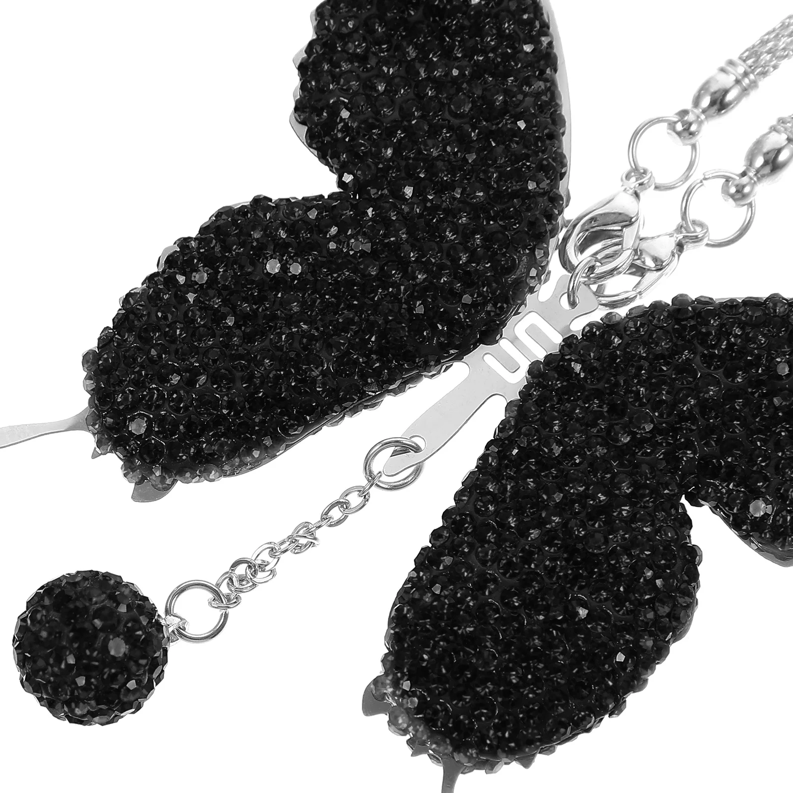 Rear View Mirror Pendant Butterfly Car Decoration Rhinestone Stainless Steel Clay Hanging Ornament For Car Home Decor
Rear View Mirror Pendant Butterfly Car Decoration Rhinestone Stainless Steel Clay Hanging Ornament For Car Home Decor