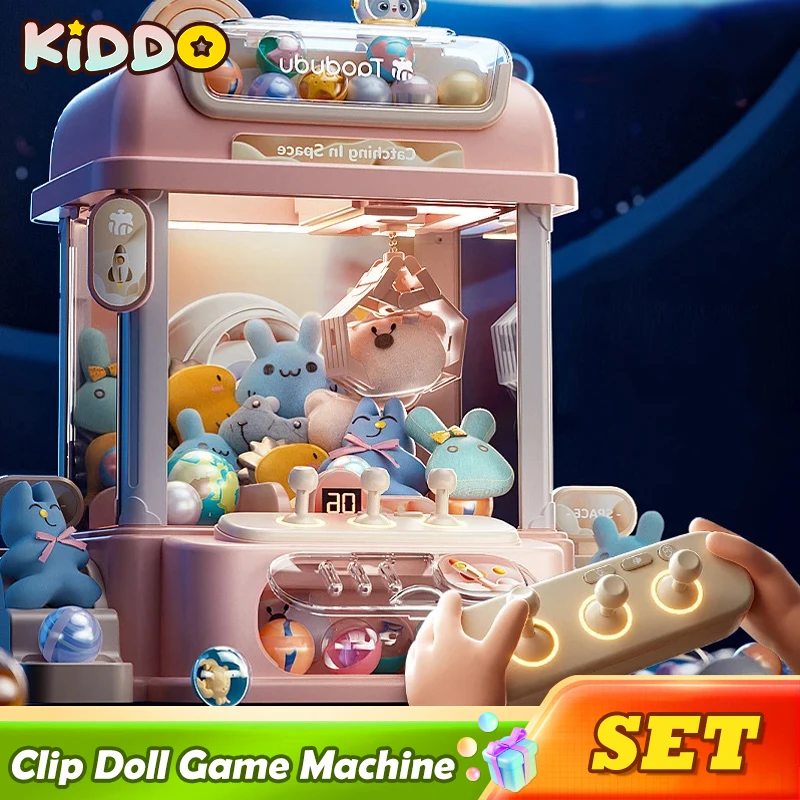 Claw Machine Clip Doll Game Doll Machine Toy Kids Family Game Play Indoor Electronic RC Playing Grabbing Catcher Toys for Kids
Claw Machine Clip Doll Game Doll Machine Toy Kids Family Game Play Indoor Electronic RC Playing Grabbing Catcher Toys for Kids