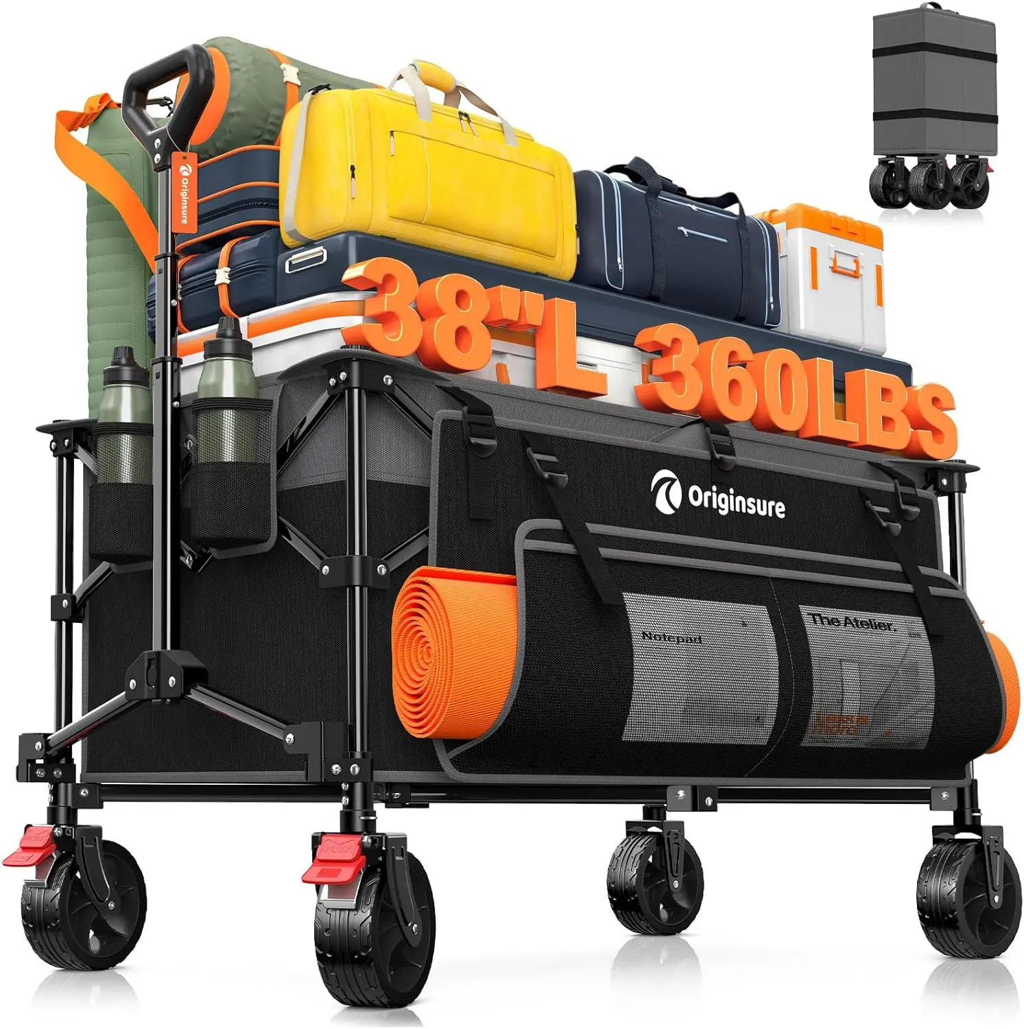 Складная тележка-тележка объемом 220 л, очень большие сверхпрочные складные пляжные тележки длиной 38 дюймов с вездеходными колесами, универсальные тележки f
Складная тележка-тележка объемом 220 л, очень большие сверхпрочные складные пляжные тележки длиной 38 дюймов с вездеходными колесами, универсальные тележки f