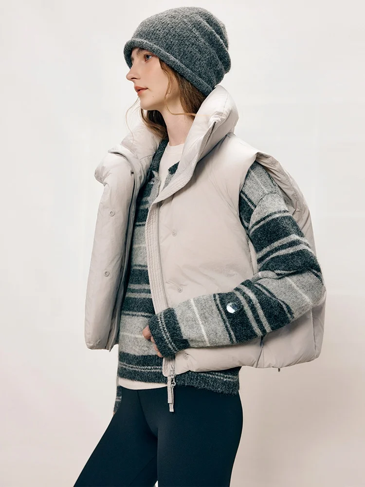 Loose Fit ort Puffer Vest Women's Top Outerwear by You Casual Sle Warm Nylon Fabric No Sve Zipper Closure Color
Loose Fit ort Puffer Vest Women's Top Outerwear by You Casual Sle Warm Nylon Fabric No Sve Zipper Closure Color