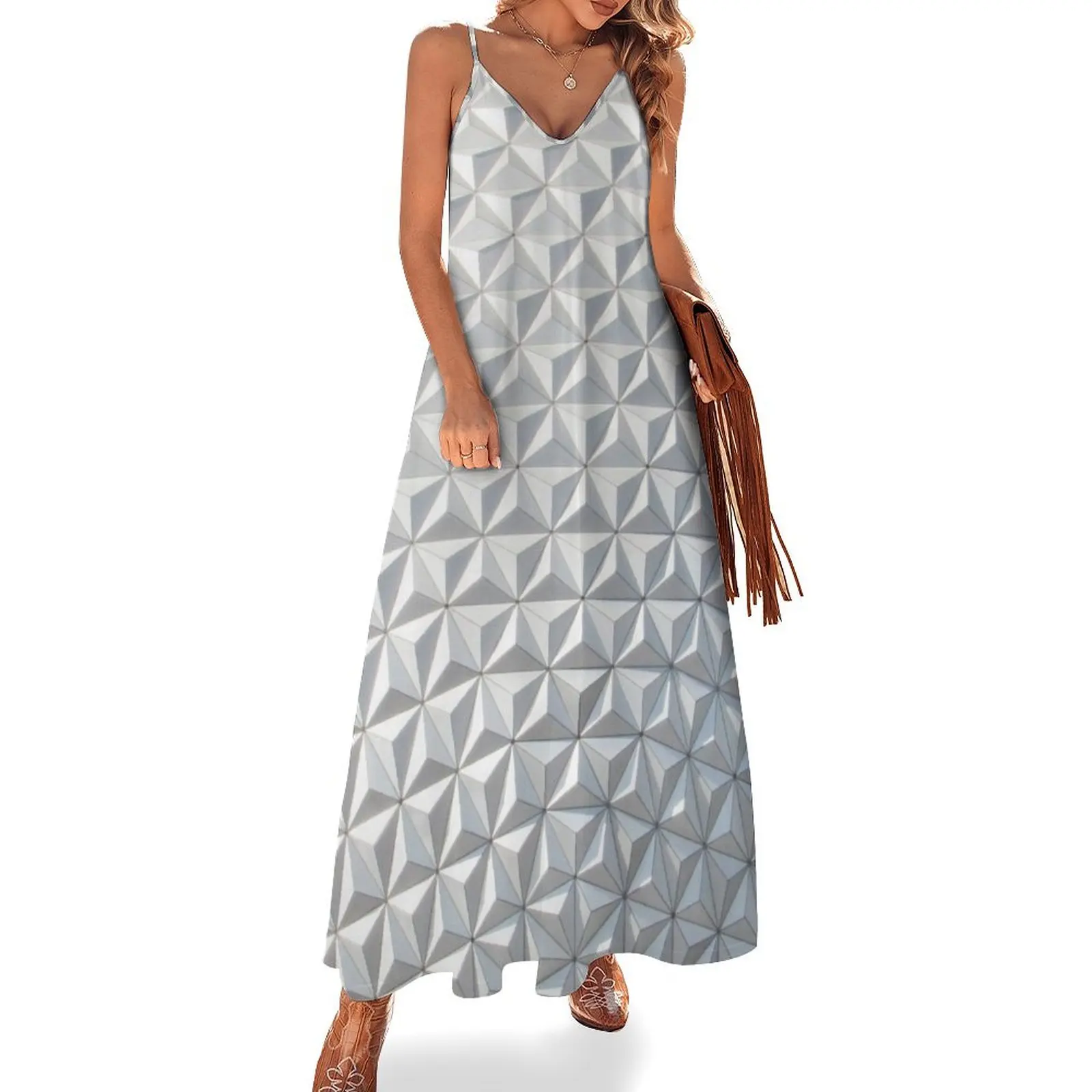 Spaceship Earth Sleeveless Long Dress party dresses woman Woman clothes summer dress Dress
Spaceship Earth Sleeveless Long Dress party dresses woman Woman clothes summer dress Dress