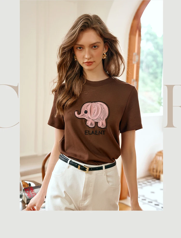 OLrain Vintage Women T-shirt 2025 Spring Summer Pure Cotton Spliced Embroidery Knitted Short Sleeve Top Woman Clothes M56QT88089
OLrain Vintage Women T-shirt 2025 Spring Summer Pure Cotton Spliced Embroidery Knitted Short Sleeve Top Woman Clothes M56QT88089