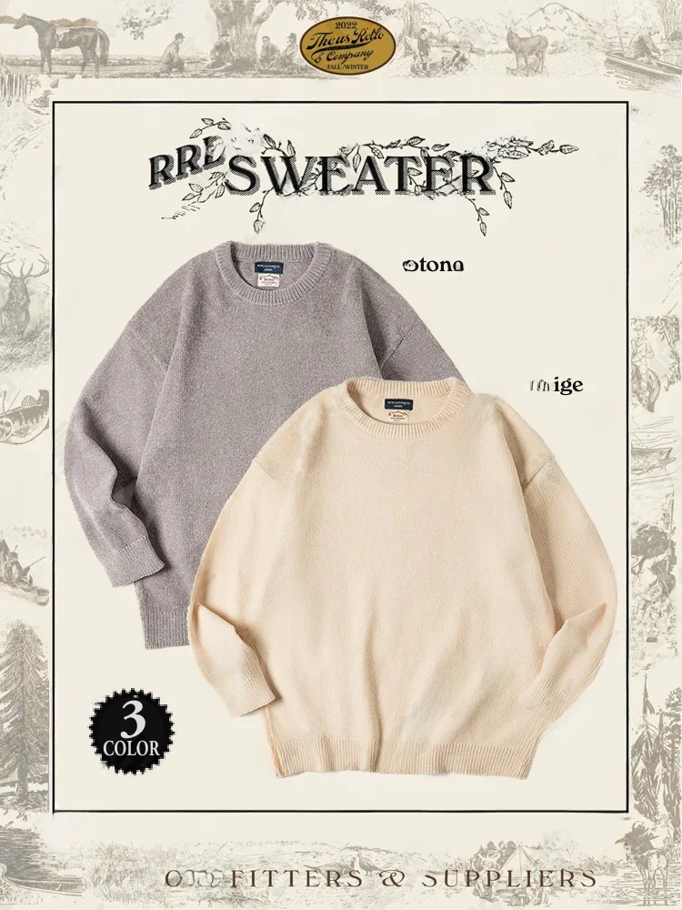 Warm Casual American Sle Knitted Sweater round Ne Fce Feeling Loose Comfortable Cozy Winter White Chenille Sweatirt
Warm Casual American Sle Knitted Sweater round Ne Fce Feeling Loose Comfortable Cozy Winter White Chenille Sweatirt