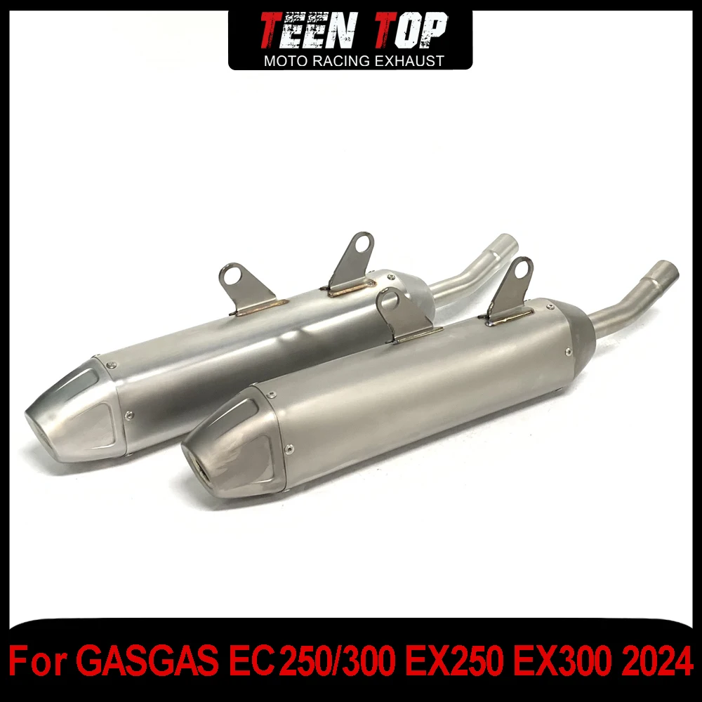 2-Stroke Slip-on Exhaust For GASGAS EC250/300 EX250 EX300 2024 Offroad Bike Titanium Exhaust Muffler For Husqvarna TE250 TE300
2-Stroke Slip-on Exhaust For GASGAS EC250/300 EX250 EX300 2024 Offroad Bike Titanium Exhaust Muffler For Husqvarna TE250 TE300