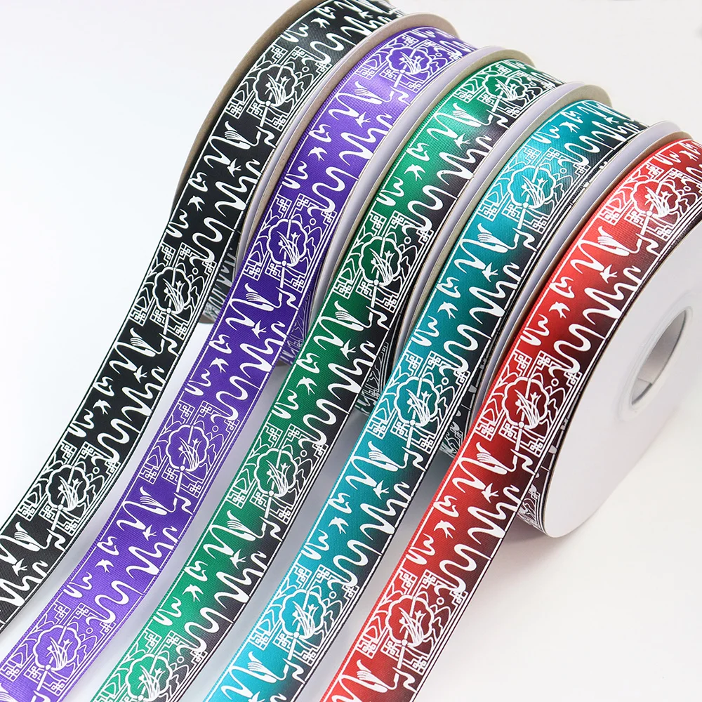 1'' 25mm White Ink Cloud Fan Printed Polyester Double Side Satin Ribbon For Hair Bows Gift Wrapping DIY Sewing Accessories
1'' 25mm White Ink Cloud Fan Printed Polyester Double Side Satin Ribbon For Hair Bows Gift Wrapping DIY Sewing Accessories