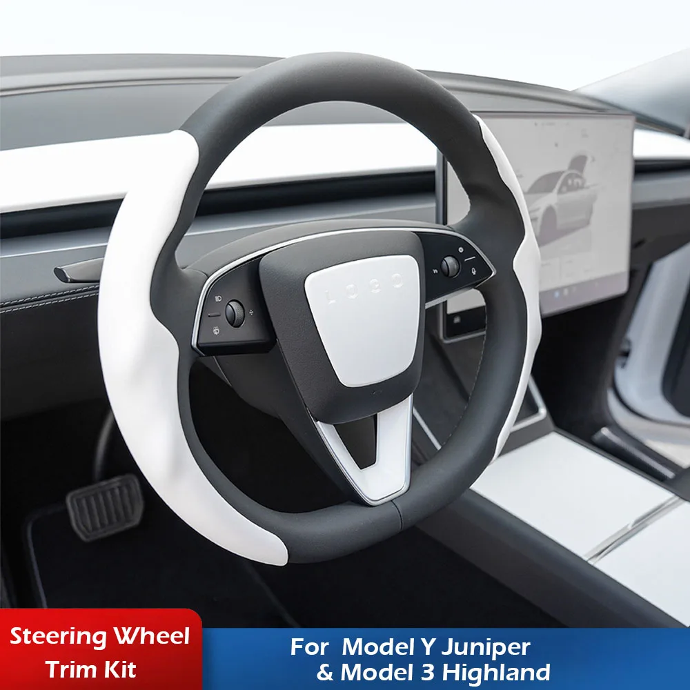 Steering Wheel Cover for Tesla Model Y Juniper 2025 Model 3 Highland Matte White Steering Wheel Trim Kit Protector Accessories
Steering Wheel Cover for Tesla Model Y Juniper 2025 Model 3 Highland Matte White Steering Wheel Trim Kit Protector Accessories