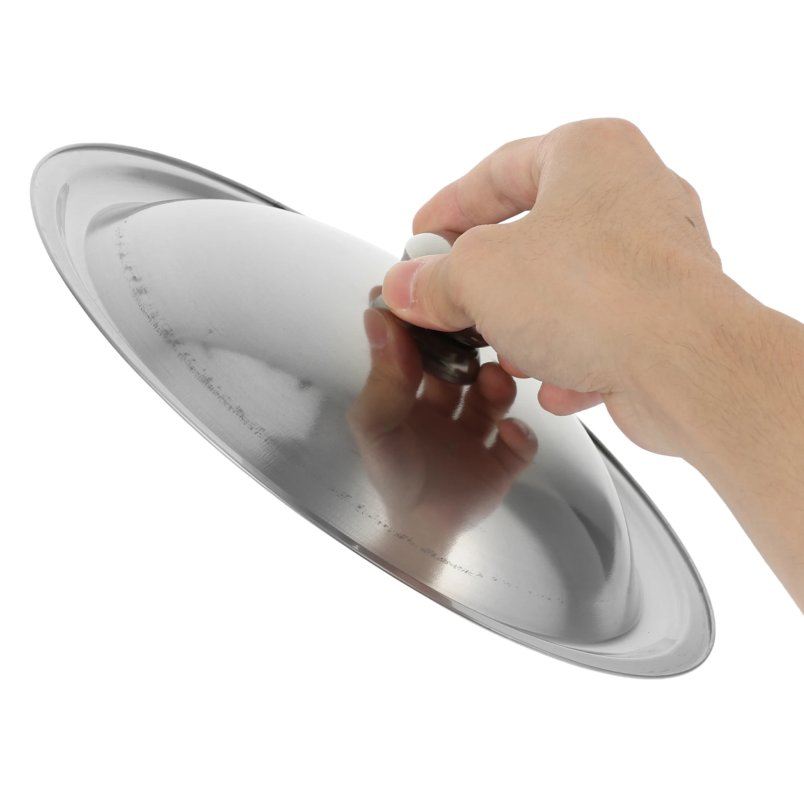 Stainless Steel Wok Lid Universal Pan Replacement Round Pot Dome Cover For Frying Pan Skillet Kitchen Restaurant Hotel Cookware 
Stainless Steel Wok Lid Universal Pan Replacement Round Pot Dome Cover For Frying Pan Skillet Kitchen Restaurant Hotel Cookware