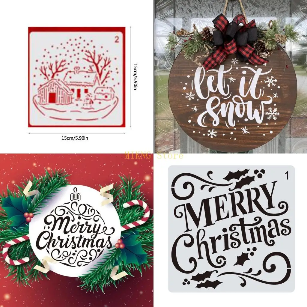 Pack of 16 Reusable Christmas Painting Stencil Templates DIY Drawing Stencils best sale
Pack of 16 Reusable Christmas Painting Stencil Templates DIY Drawing Stencils best sale