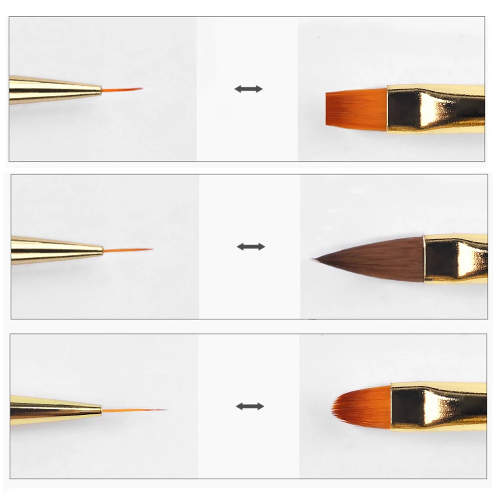 3Pcs Nail Brush Double Head Lightweight Small Size Nail Art Design Sketch Pen Pull Line Tool for Precise Painting 
3Pcs Nail Brush Double Head Lightweight Small Size Nail Art Design Sketch Pen Pull Line Tool for Precise Painting