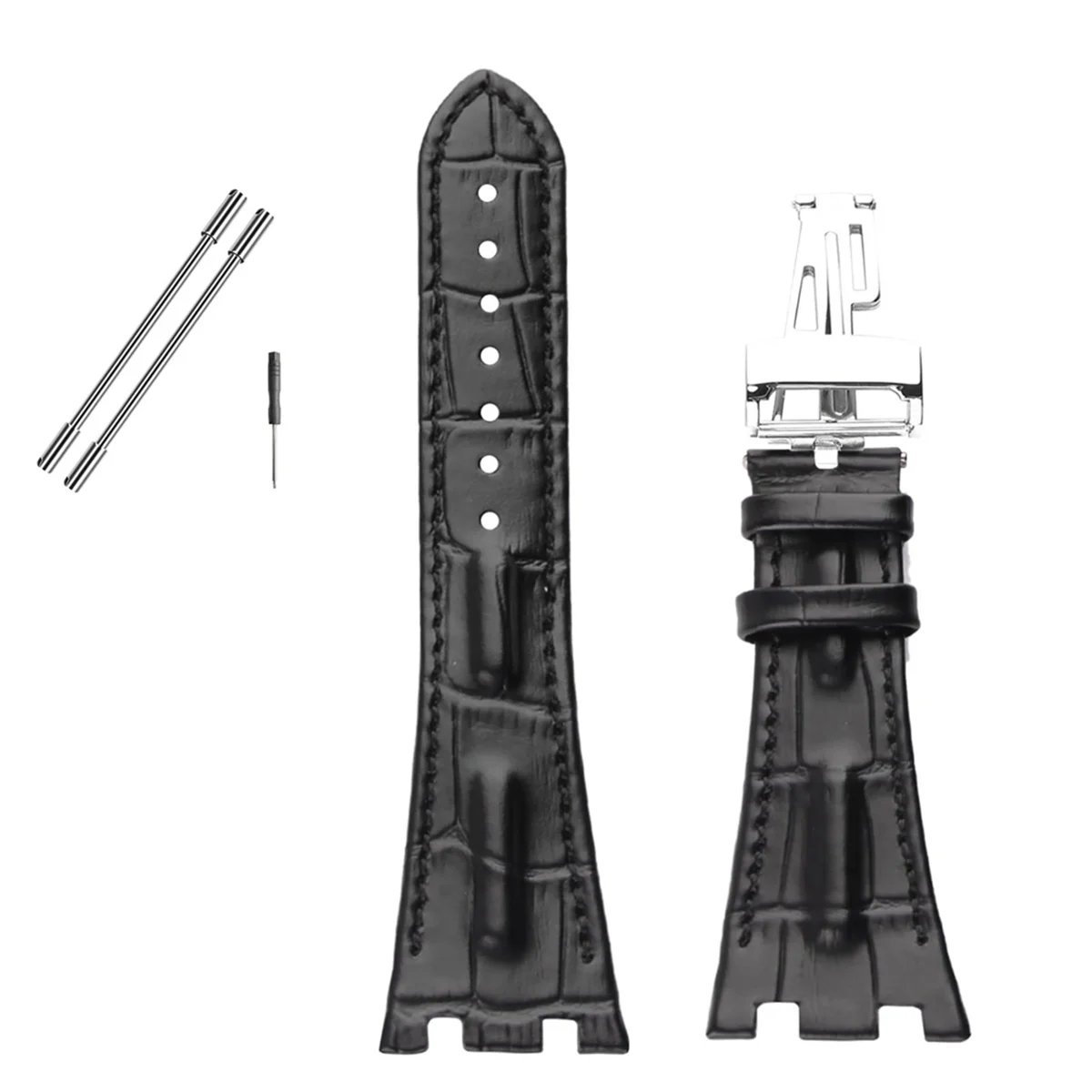 AB72-Compatible for 28mm /Piguet/AP/Royal/Oak Offshore Watch 15703 15710 15400 26470 26400 Watch Band Black
AB72-Compatible for 28mm /Piguet/AP/Royal/Oak Offshore Watch 15703 15710 15400 26470 26400 Watch Band Black