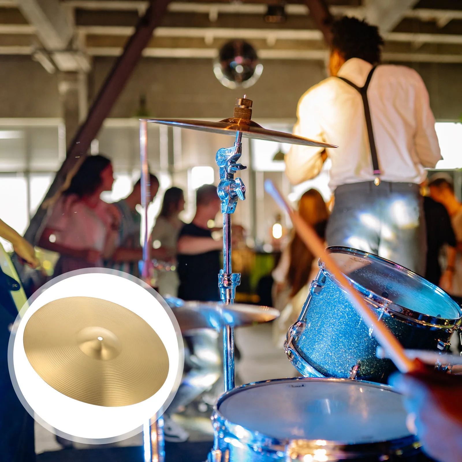 Premium Alloy Brass Cymbal for Percussion Instruments Strong Metal Build Fits All Drum Types Enhances Sound Quality Drum Set
Premium Alloy Brass Cymbal for Percussion Instruments Strong Metal Build Fits All Drum Types Enhances Sound Quality Drum Set